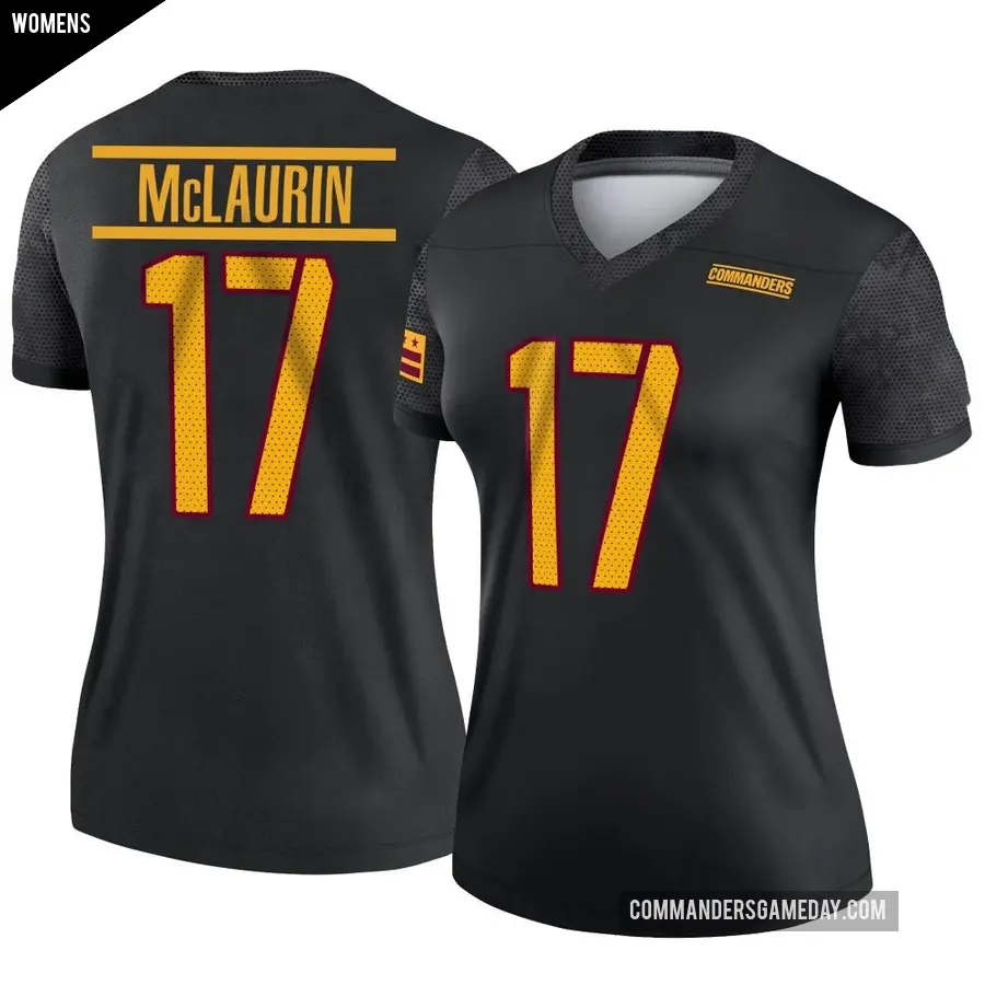 Women's Washington Commanders ＃17 Terry McLaurin Black Legend Alternate Jersey