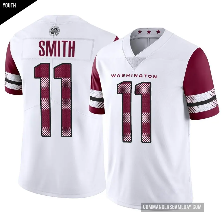 Youth Washington Commanders ＃11 Alex Smith White Limited Vapor Jersey