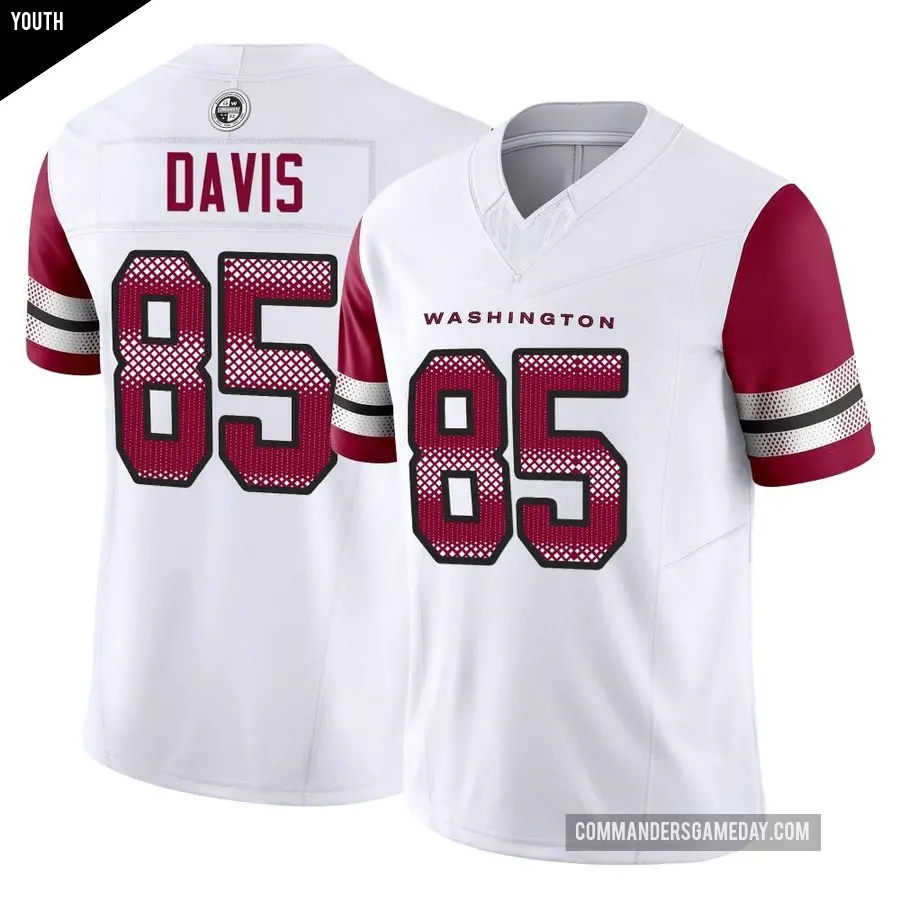 Youth Washington Commanders ＃85 Vernon Davis White Limited Vapor F.U.S.E. Jersey